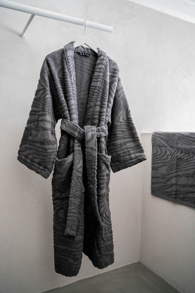 KAARNA bathrobe in grey
