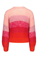 SAMPLE | KAJO handknitted sweater in sunset