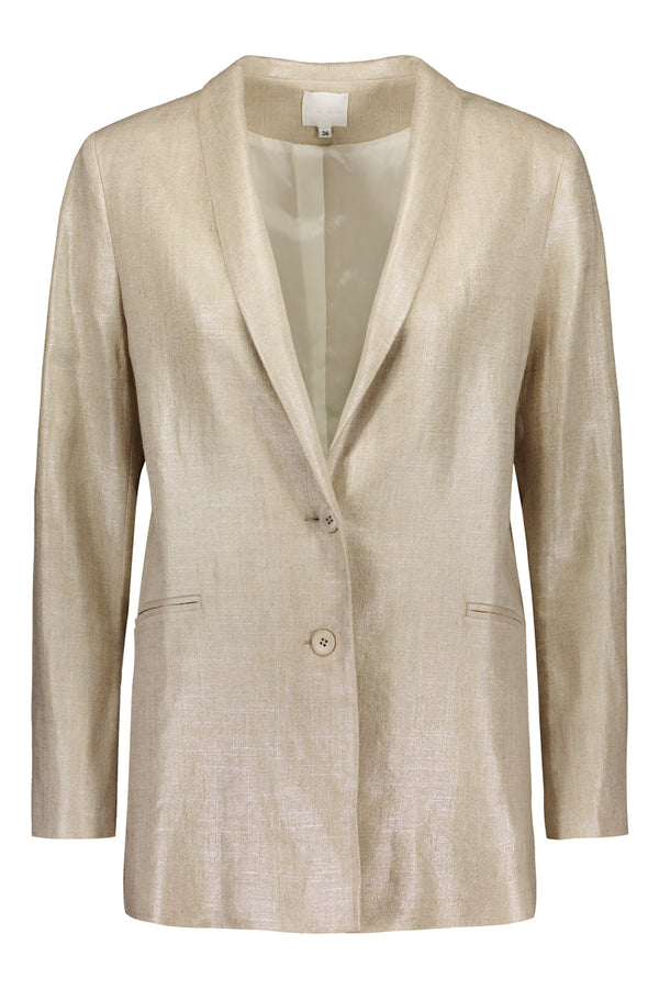 PETRONELLA linen suit jacket GOLD
